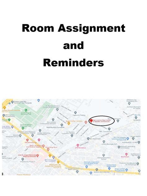 angkas san fernando pampanga|Room Assignment and Reminders .
